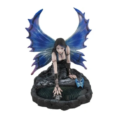 Image of Nemesis Now Immortal Flight Fairy Figurine, Blue, 18.4cm