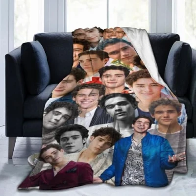Image of QapLWczK Blanket Joshua Bassett Soft and Comfortable Wool Fleece Throw Blankets Gift for Sofa Office car Camping Yoga Travel Home Decoration Cozy40 x30