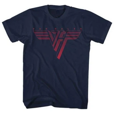 Image of Van Halen Classic Red Logo Official Tee T Shirt Mens Unisex (Medium)