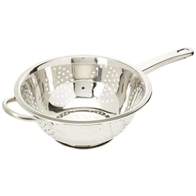Image of Stainless Steel collection SS108 Colander, Stell, Silver, 23cm