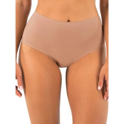 Image of Smoothease Invisible Stretch Full Brief Cafe Au Lait Beige One Size