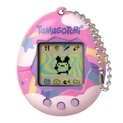 Image of TAMAGOTCHI BANDAI Original Dreamy Shell Cyber Pet 90s Adults And Kids Toy With Chain Retro Virtual Pets Are Great Boys Girls Toys Or Gifts For Ages 8+