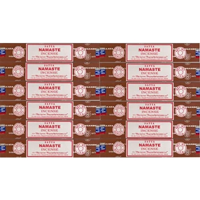 Image of Satya Nag Champa Namaste Incense Sticks Box 12 Packs