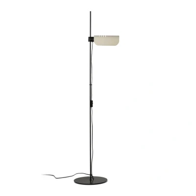 Image of Martinica Task Floor Lamp Black, Beige 1x E27