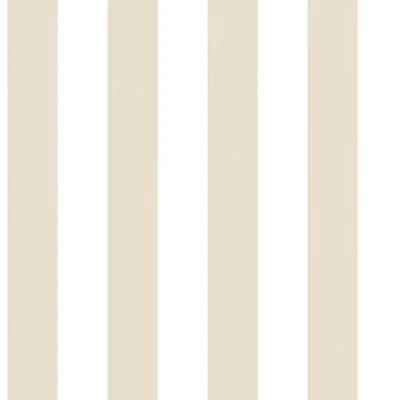 Image of Galerie G67520 Smart Stripes 2, Two Colour Design Wallpaper, Beige/White, 10m x 53cm