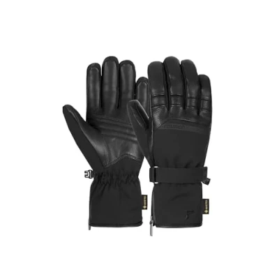 Image of Reusch Adult Ethan Gore Tex Extra Warm Waterproof Breathable Finger Gloves Black 10