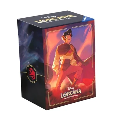 Image of Ravensburger Disney Lorcana TCG Trading Cards for Adults and Kids Age 8 Years Up Aladdin Deck Box Set 5: Shimmering Skies