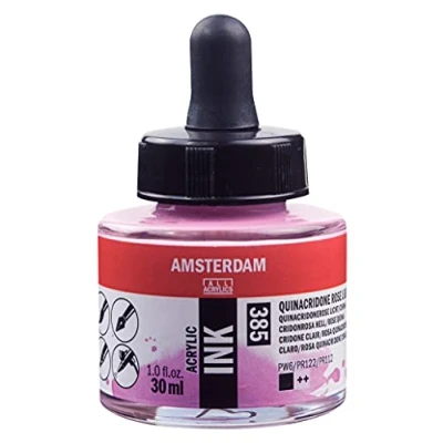 Image of Amsterdam ACRYLC Ink, Quinacridone Rose Light, One Size