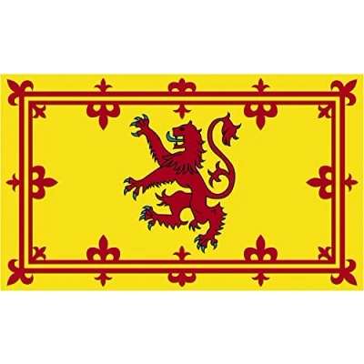 Image of Gifts 4 All Occasions Limited SHATCHI 667 5ft x 3ft Scotland Rampant Lion Yellow Country National Flags Indoor Outdoor Polyester 1 Pack Eyelets, Multi