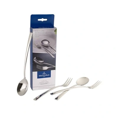 Image of Villeroy &amp; Boch Daily Line Specials Spaghetti Set, 4 pt., cutlery set consisting of spoon and fork, stainless steel, 265x85x30mm, dishwasher safe