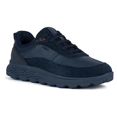 Image of Geox Men&#039;s U Spherica E Sneaker, Navy, 6 UK