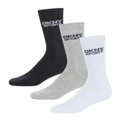 Image of DKNY Mens Radde Socks, Black/White Grey, 7 11 UK