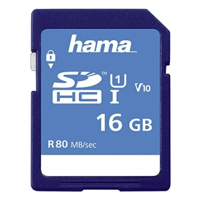 Image of SDHC 16GB UHS I Class1 Memory Card C10 (533x / 80Mb/s)
