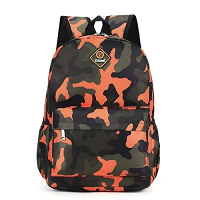 Image of Estwell Kids Boys Girls Camouflage School Backpack Children Primary Schoolbag Book Bag Waterproof Nylon Rucksack Casual Daypack