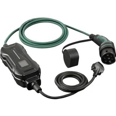 Image of Masterplug Home EV Charging Cable, Mode 2, 3 Pin Plug, 5 Metre