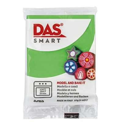 Image of DAS Smart Oven Bake Modelling 56g Clay, Spring Green, Ideal for Professionals and Hobbyists