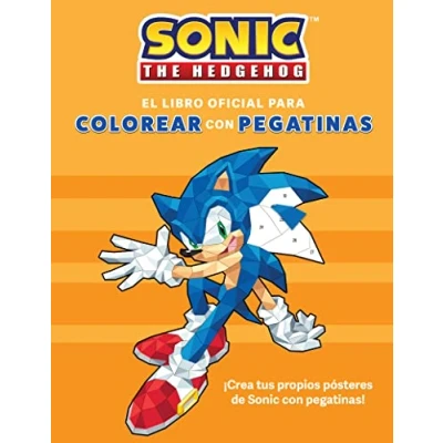 Image of Sonic Hedgehog Libro Oficial para COLOREAR CON PEGATINAS