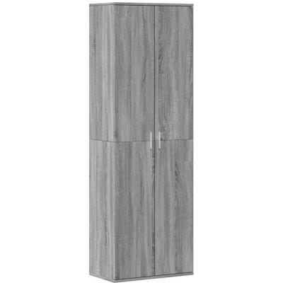Image of vidaXL Highboard Grey Sonoma 60x35x180 cm Engineered Wood