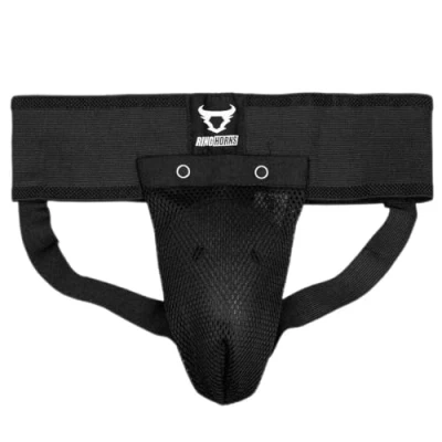 Image of Ringhorns, Charger Kids Groin Guard &amp; Support, Unisex Kids, 8 Years, Black