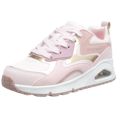 Image of Skechers UNO GEN1 Trainers Light pink/multicoloured for kids, Size: 10K, pink/multi coloured High quality imitation leather