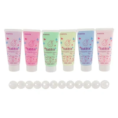 Image of 6 Pieces Assorted Colors Fake Whipped Cream Glue Phone Cases Deco DIY