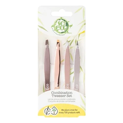 Image of So Eco Rose Gold Tweezer Set (4 Pieces)