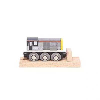 Image of Bigjigs Rail Class 8 Diesel Shunter Vintage Wooden Trains, Kids Railway Toys &amp; Accessories, Gifts For Toddlers Children, Compatible With Most Other Brands, Age 3 Years +
