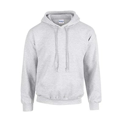 Image of Gildan Heavyweight DryBlend Adult Unisex Hooded Sweatshirt Top / Hoodie (13 Colours) (M) (Ash)