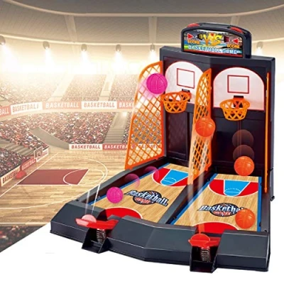 Image of Coolstuffx Tabletop Basketball Game, portable desktop game with Score Board. Shooting Family Fun 2 players, Age 3+