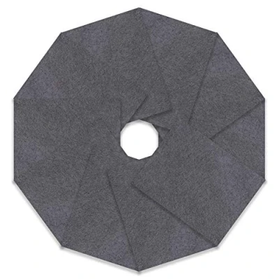 Image of Trimits Craft Felt, 10 Pack, Grey, 23 x 30cm