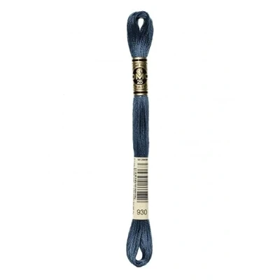 Image of DMC Stranded Cotton Embroidery Thread 930 per Skein