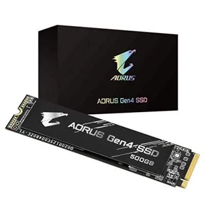 Image of Gigabyte AORUS Gen4 500GB NVMe Solid State Drive (PCI Express 4.0 x4)