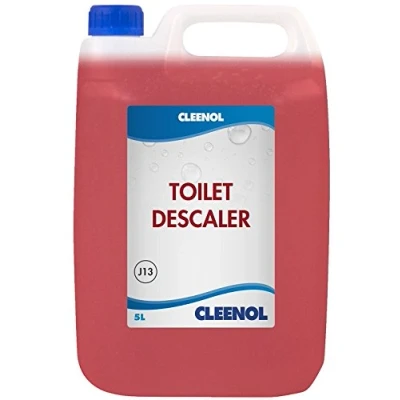 Image of Cleenol 082952X5 Toilet Descaler Red ,5 l (Pack of 1), Packaging may vary