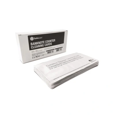 Image of Safescan Banknote Counter Cleaning Cards White (Pack of 15) 152 0663