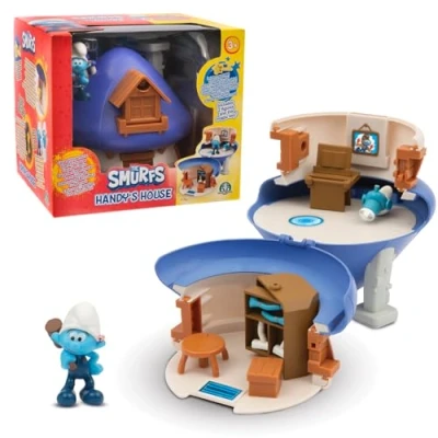 Image of Maison de jeu GIOCHI PREZIOSI Les Schtroumpfs magique avec 1 figurine et accessoires a partir 3 ans PUF28