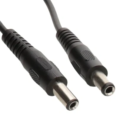 Image of kenable 2.5mm x 5.5mm DC Connector Lead Male to Power Cable 2m [2 metres]