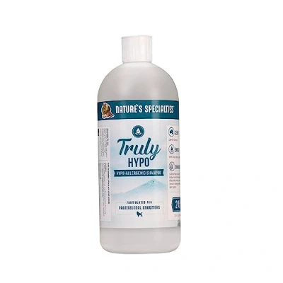 Image of Nature&#039;s Specialties Truly Hypo Dog Shampoo Hypoallergenic Shampo for Itchy Skin Sensitive Gently Removes Dirt &amp; Excess Oil Tearless Solution Ideal Puppies, 946ml