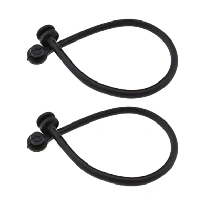 Image of Be In Your Mind 2 x Fuel Cap Cable Wire Replacement Inner Tank Tether 16117193372 Compatible with BMW X1/X2/X3/X4/X5/X6/Z4 Automotive Accessory Plastic Black