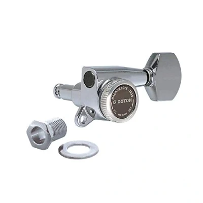 Image of Gotoh SG381 Magnum Lock Traditional Tuners 6 In Line Chrome