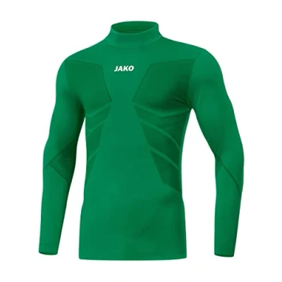 Image of JAKO Comfort 2.0 Turtleneck Children&#039;s Sport Green, 3X Small