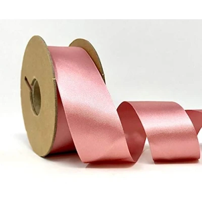 Image of Berisfords 35mm 60 Dusky Pink NewLife Satin Ribbon 100% Recycled 20m reel