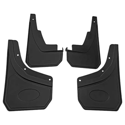 Image of LIUTA 4 Pcs Car Mudguards Mudflap Set Compatible for Land Rover Defender 2020 2022 Protection Front Rear Mud Flaps Kit Rubber Fender Wheel Splash Guards Auto Accessories with Fixing Screws