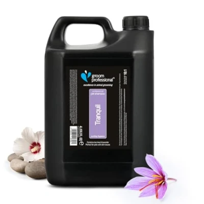 Image of GROOM PROFESSIONAL Tranquil Dog Shampoo Soothing for Sensitive Skin Soothes and Heals Itchy Relieves Irritations Perfect Pets with Issues, 4 Litre