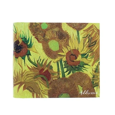 Image of Van Gogh Address Book 18 x 21cm Sunflower Gifts for Women Telephone Birthday
