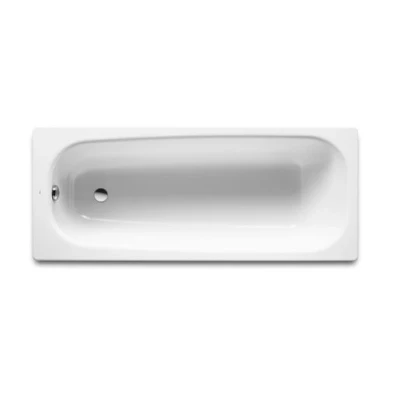 Image of Roca Contesa Straight Bath Anti Slip No Tap Holes 1700 X 700mm Excluding Legs
