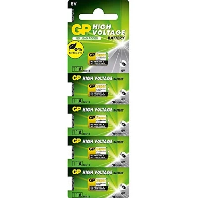 Image of GP Alkaline Battery 11A GP11A L1016 6V Pack of 5 C5