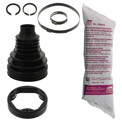 Image of 3C0498201A, 3Q0498201 CV Boot FEBI BILSTEIN 44151 Front Axle Left, transmission sided, Right Thermoplast VOLKSWAGEN: GOLF 6, Jetta 3
