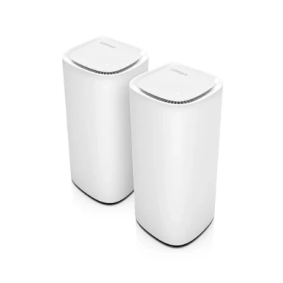 Image of Linksys Velop Pro 7 Mesh WiFi System MBE7002 Cognitive Router with Tri Band and over 10 Gbps Speeds Whole Home Coverage up to 550 sqm. Connect 400 Devices 2 Pack
