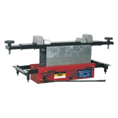 Image of Sealey Jacking Beam 3 Tonne with Arm Extenders &amp; Flat Roller Supports