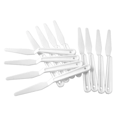 Image of Major Brushes Class Pack of 12 Cranked Palette Knives